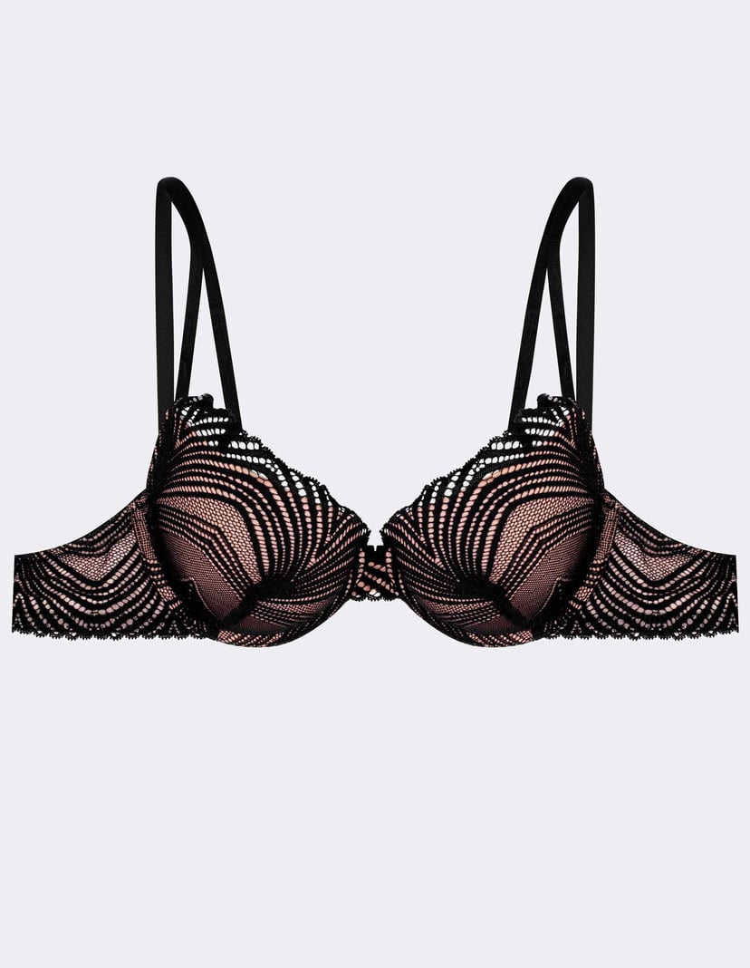 Push-up bra Ninfa black and gold 6