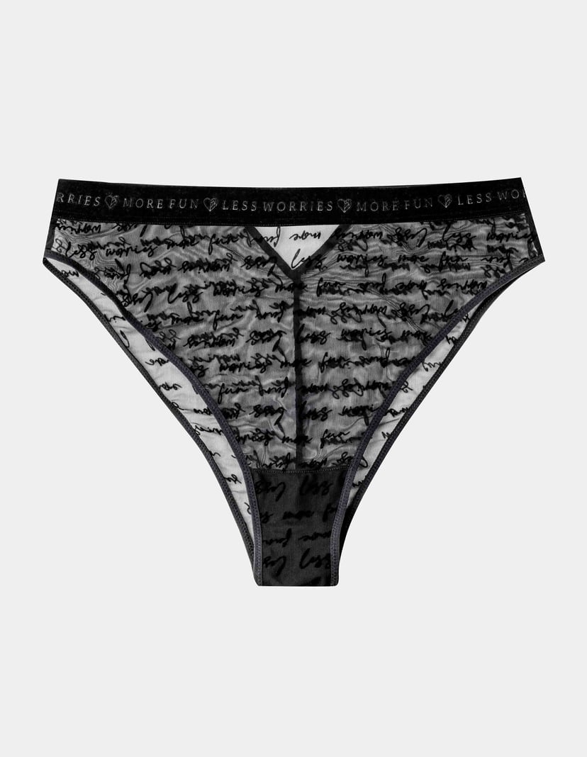 High-waisted briefs Naomy Black 1