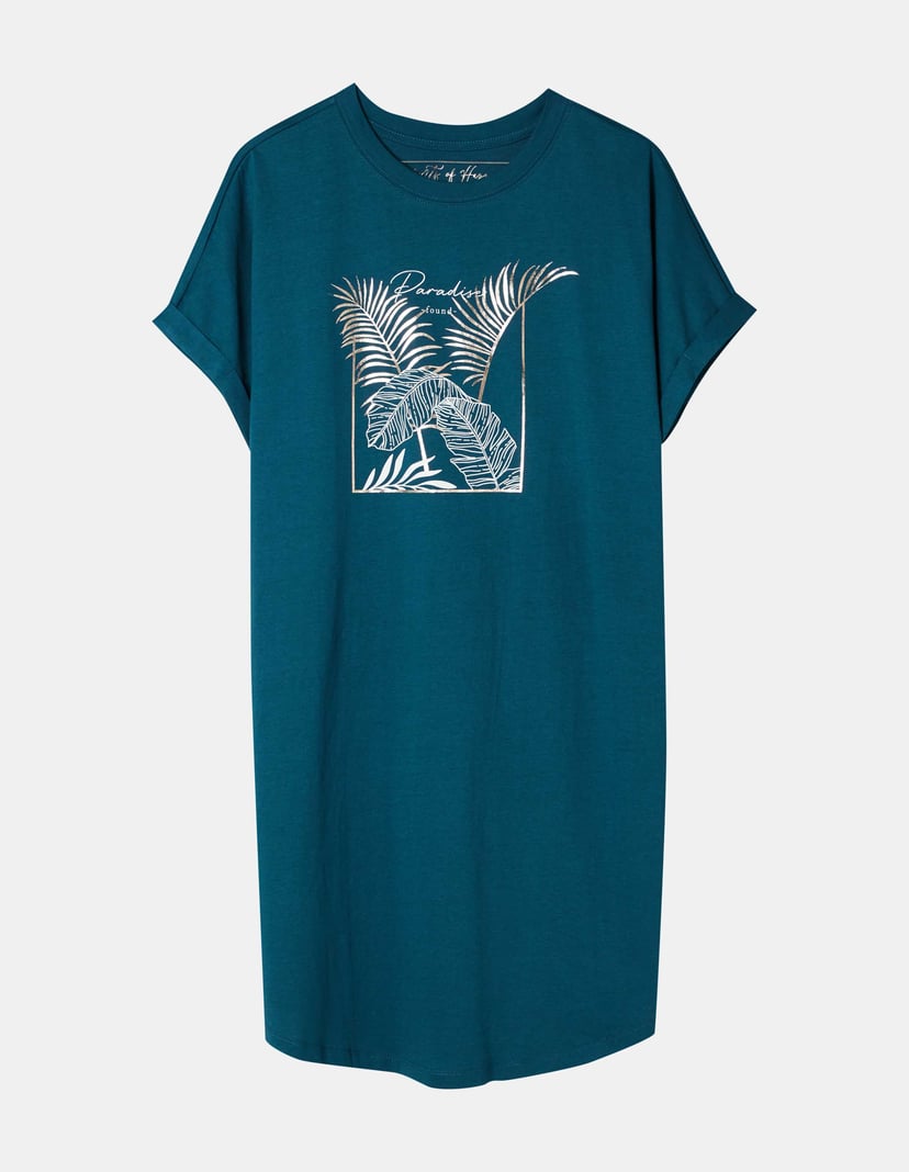 Koszula nocna Apparel niebieski 5