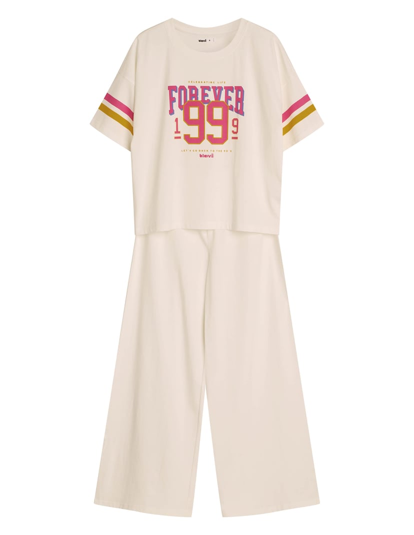 Pyjamas Bloovii Forever Ecru 5