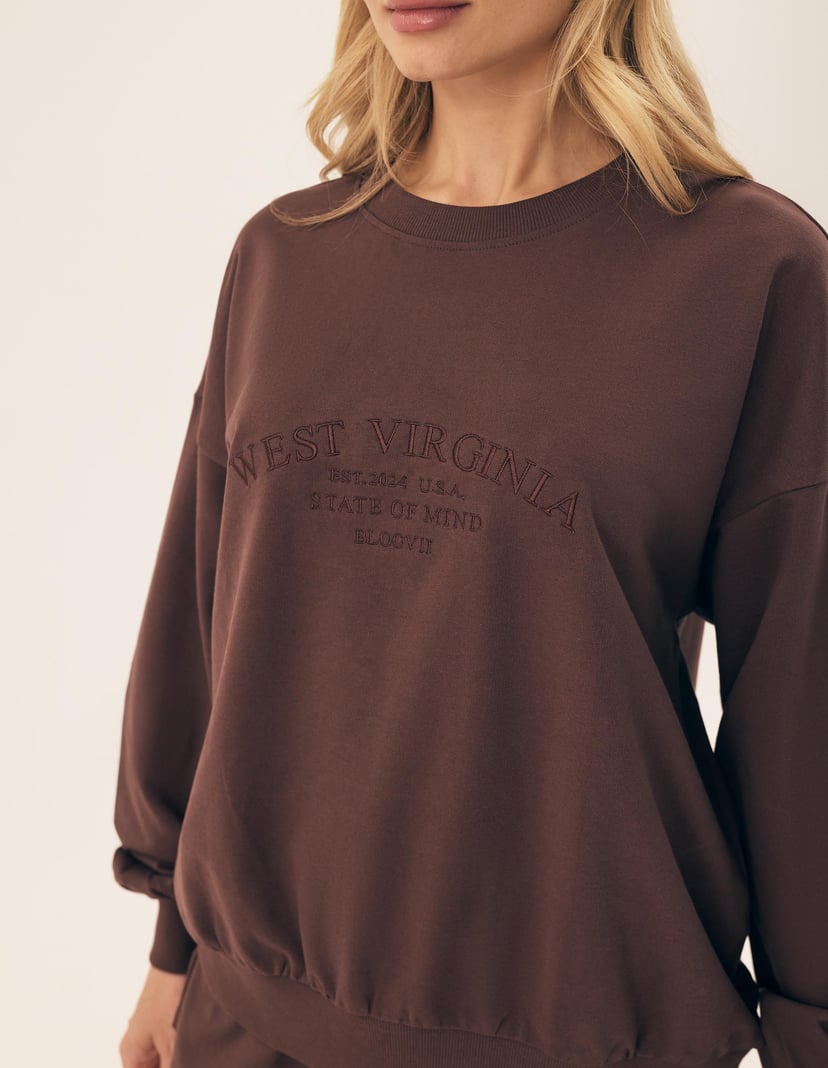 Sweatshirt Bloovii Mindset brown 2