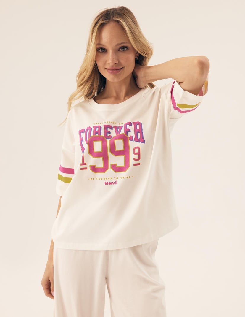 Pyjamas Bloovii Forever Ecru 1