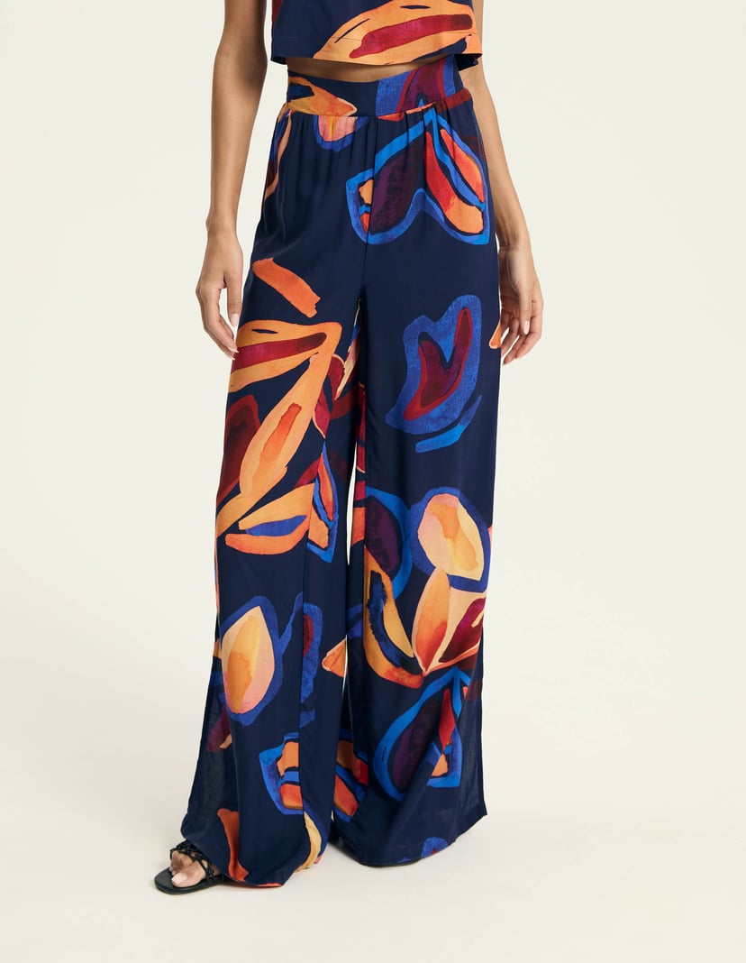 Trousers Papaya navy 2