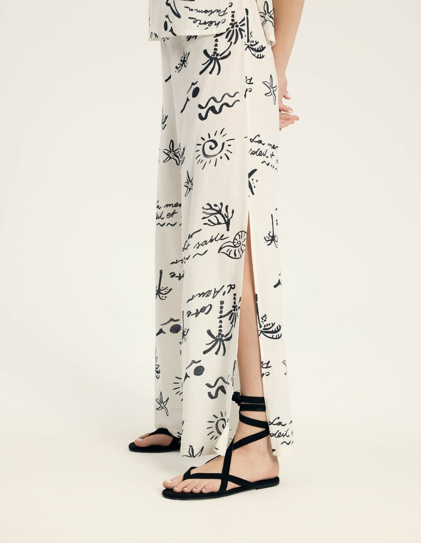 Spodnie Azzurro кремовий 5