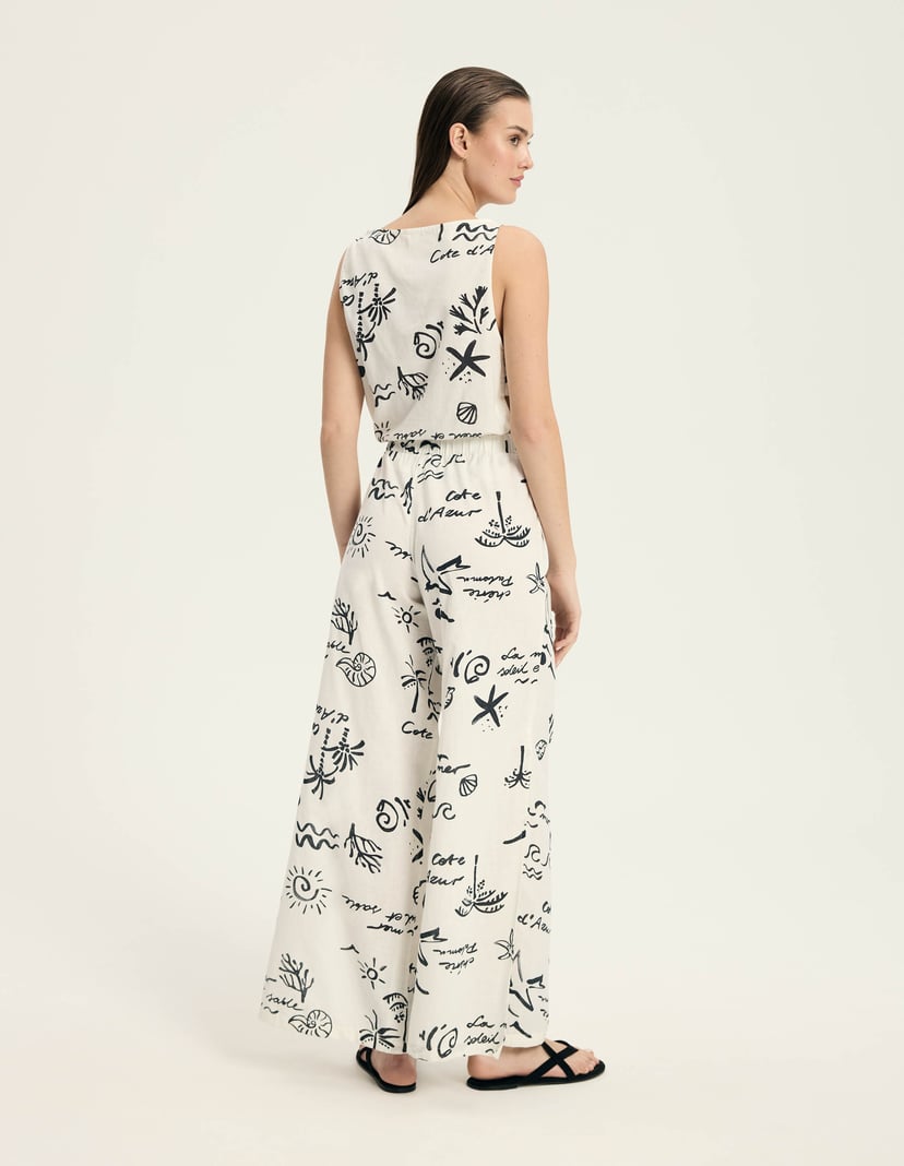 Spodnie Azzurro кремовий 6