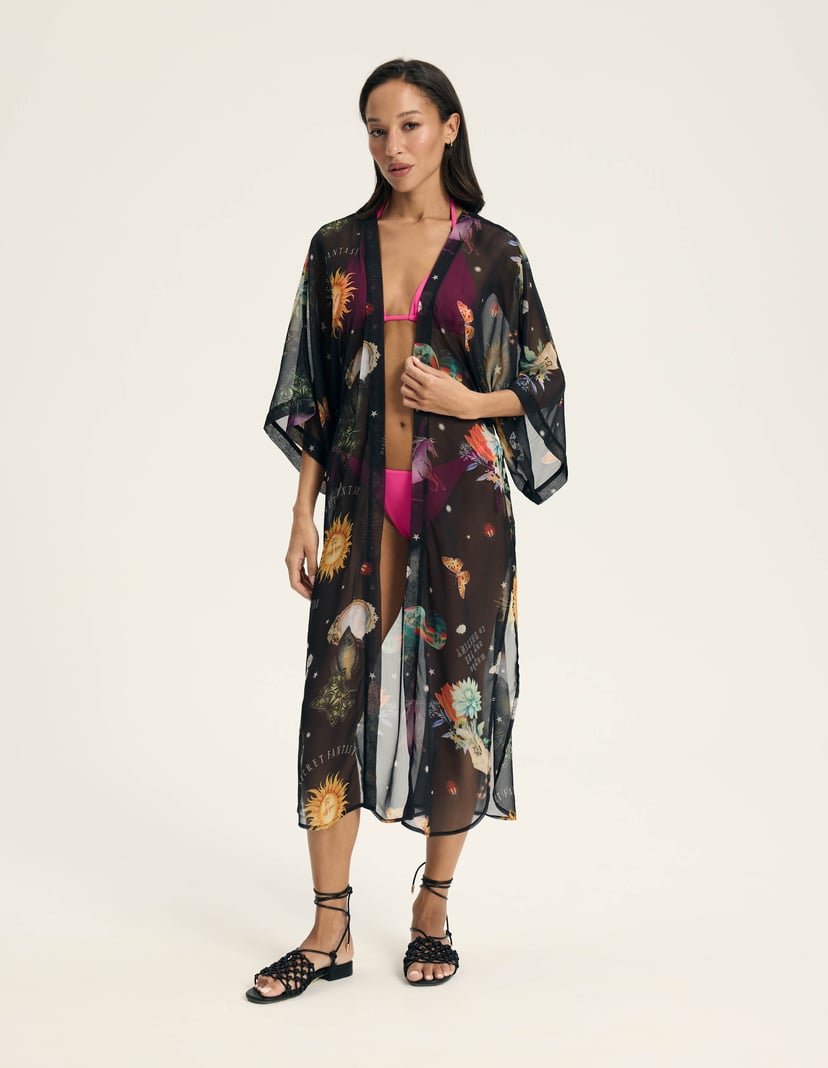 Beach robe Harlay Black 5