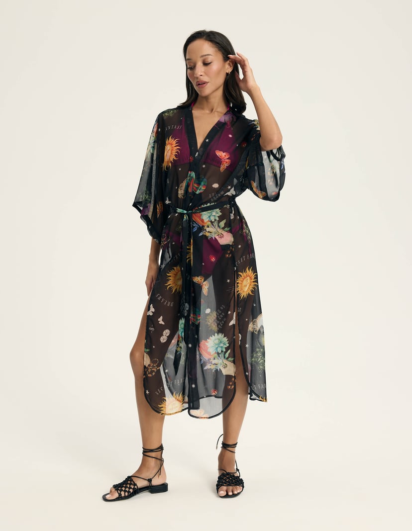 Beach robe Harlay Black 6
