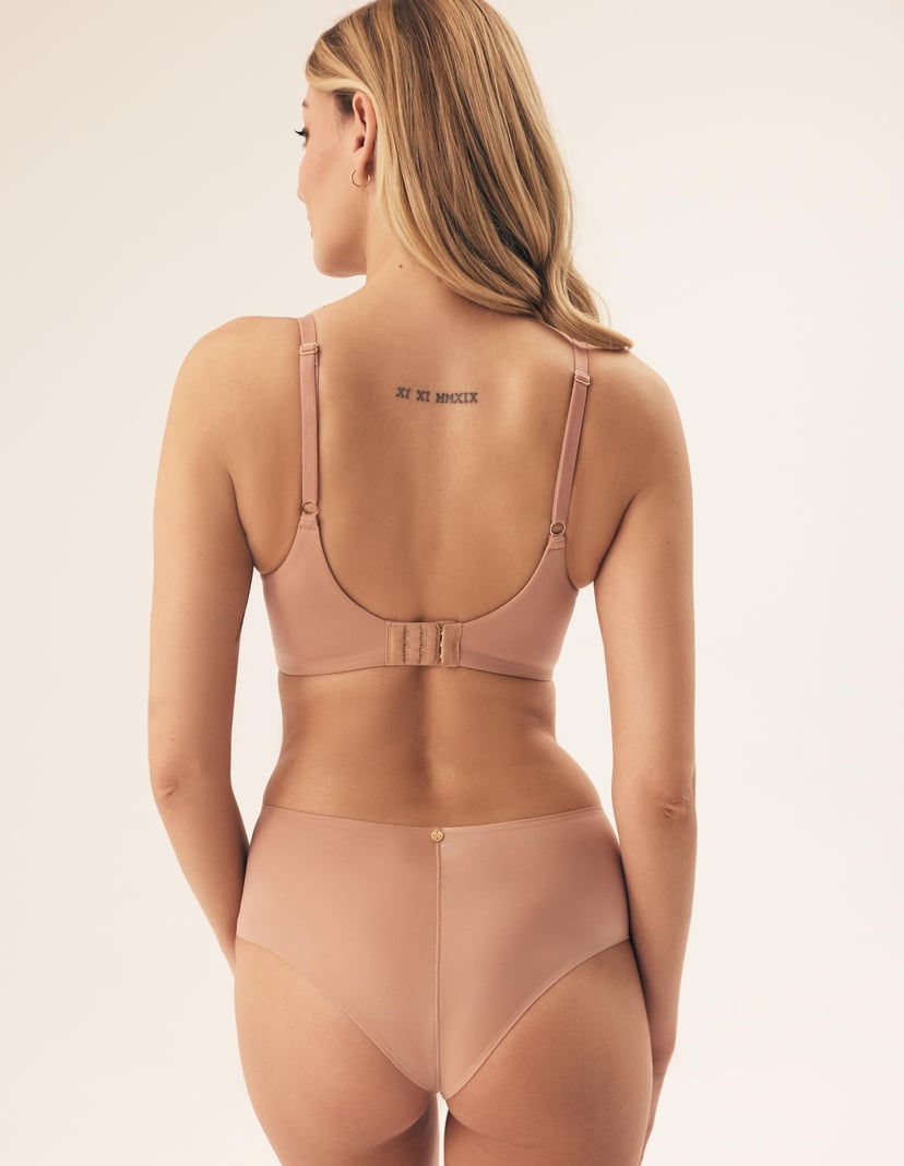 Padded bra Bosco brown 3