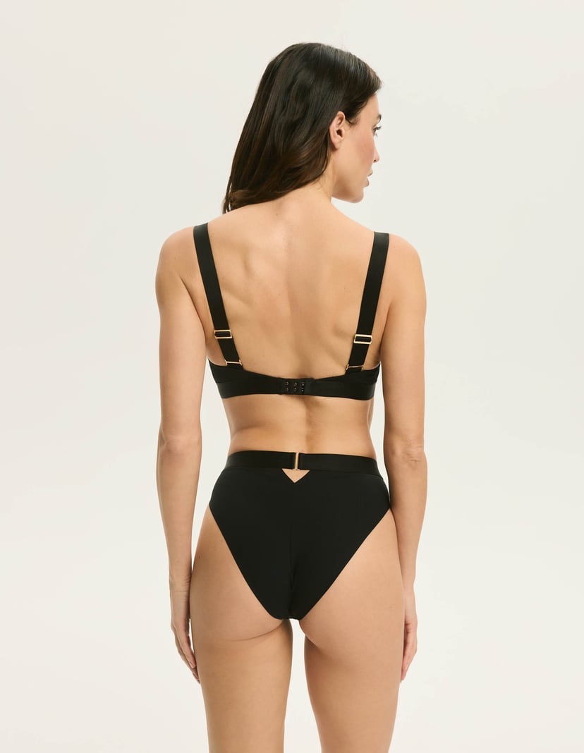 Soft bra Bianco Black 5