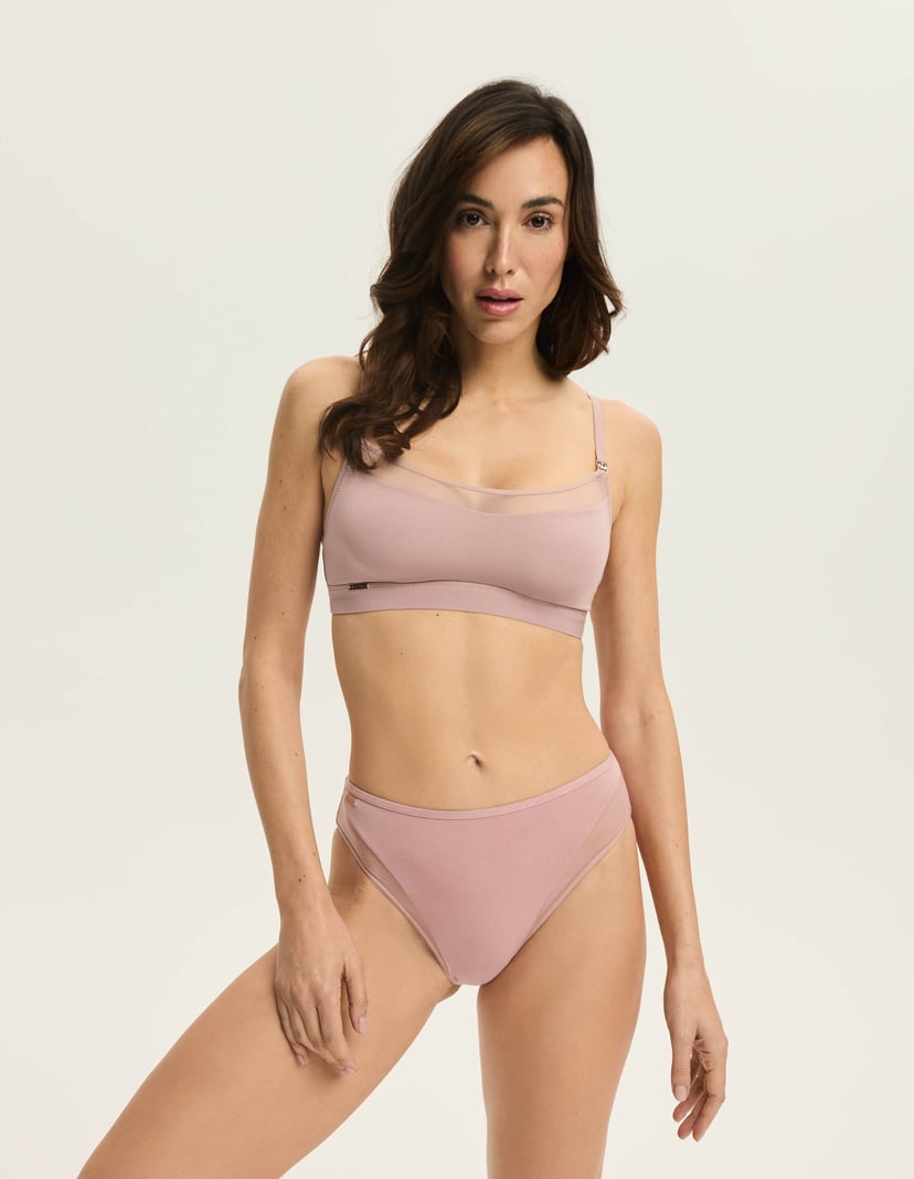 High-waisted panties Blissy pink 1