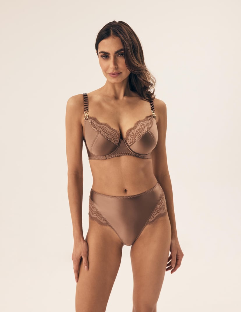 Semi-padded bra Brillant brown 4