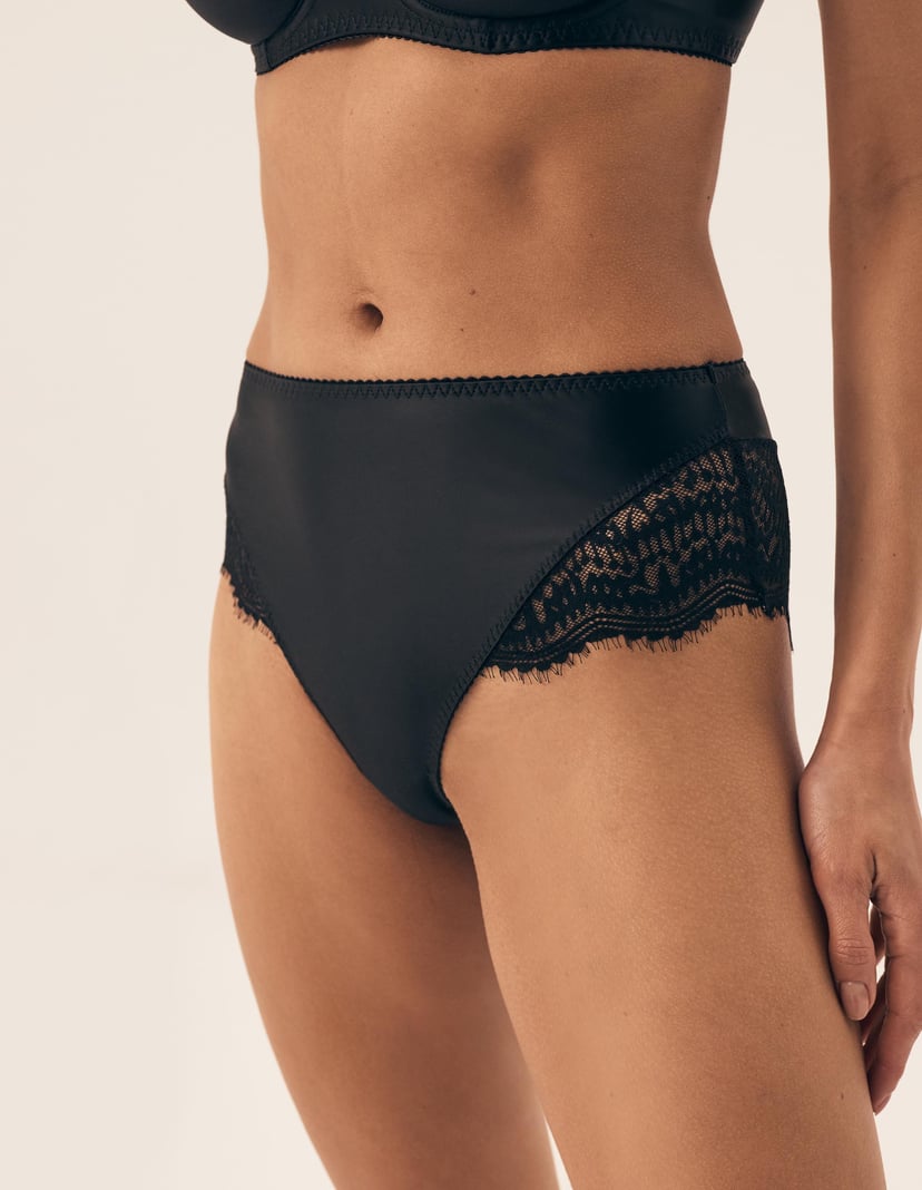 High-waisted panties Brillant Black 2