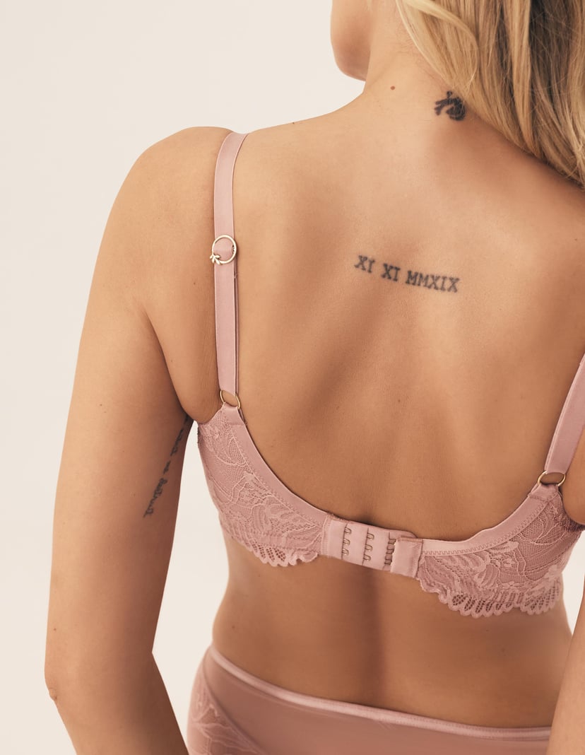 Padded bra Blueberry pink 4