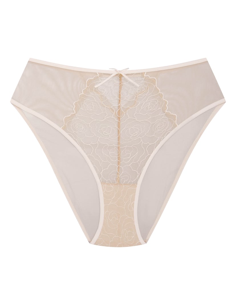 High-waisted panties Batty cream 5