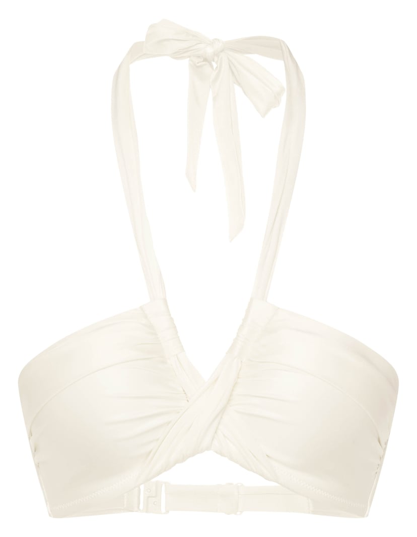 Góra od bikini bandeau Truffle kremowy 7