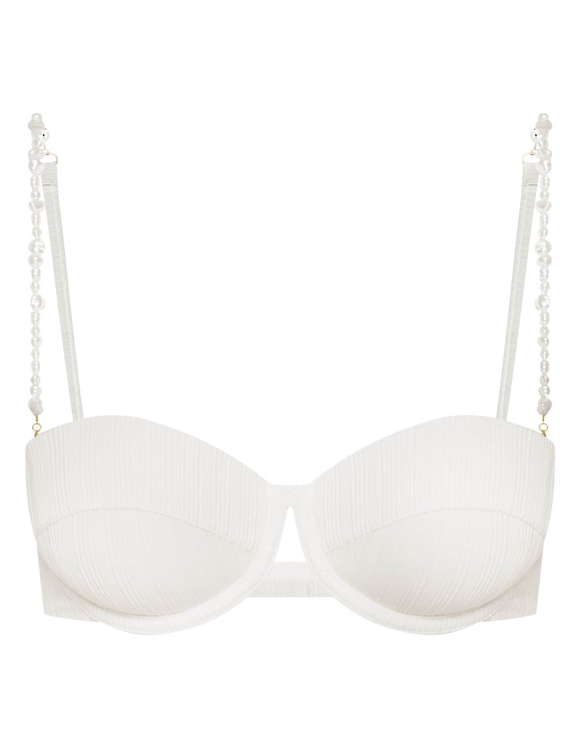 Bikini top push-up Pearl White 6