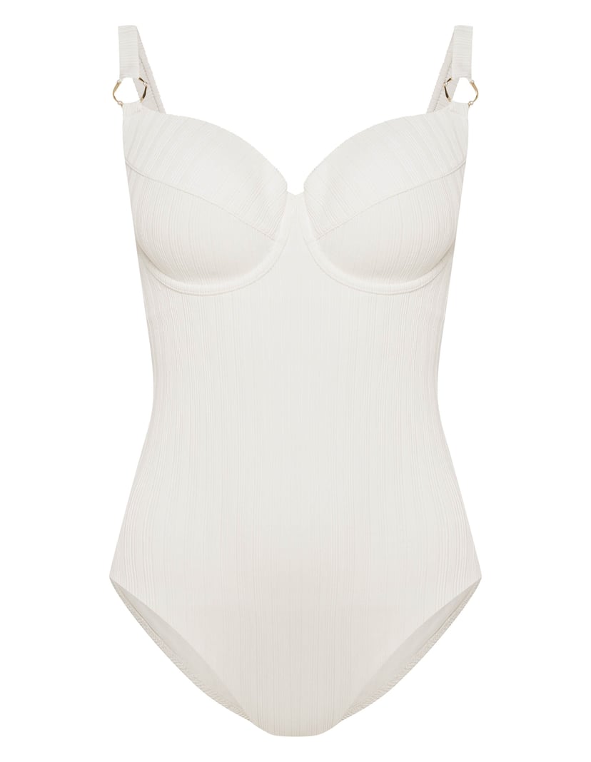 One-piece swimsuit Pearl White 6