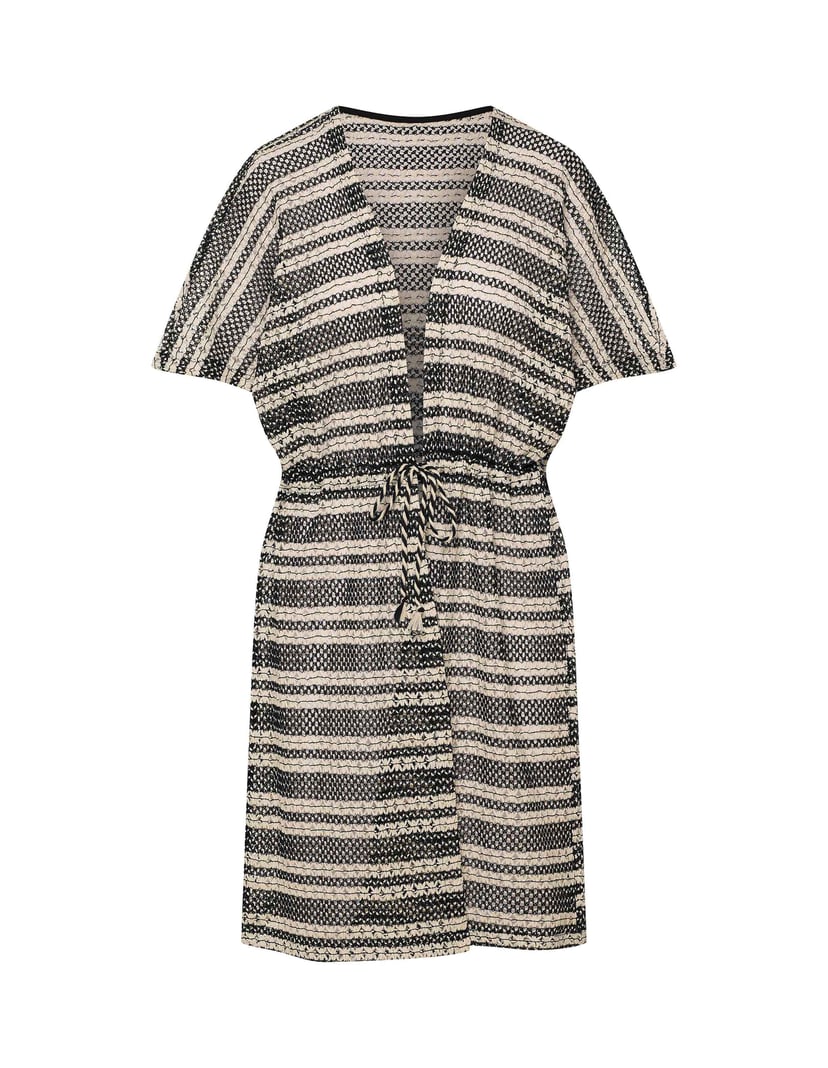 Beach robe Felicita Black 6