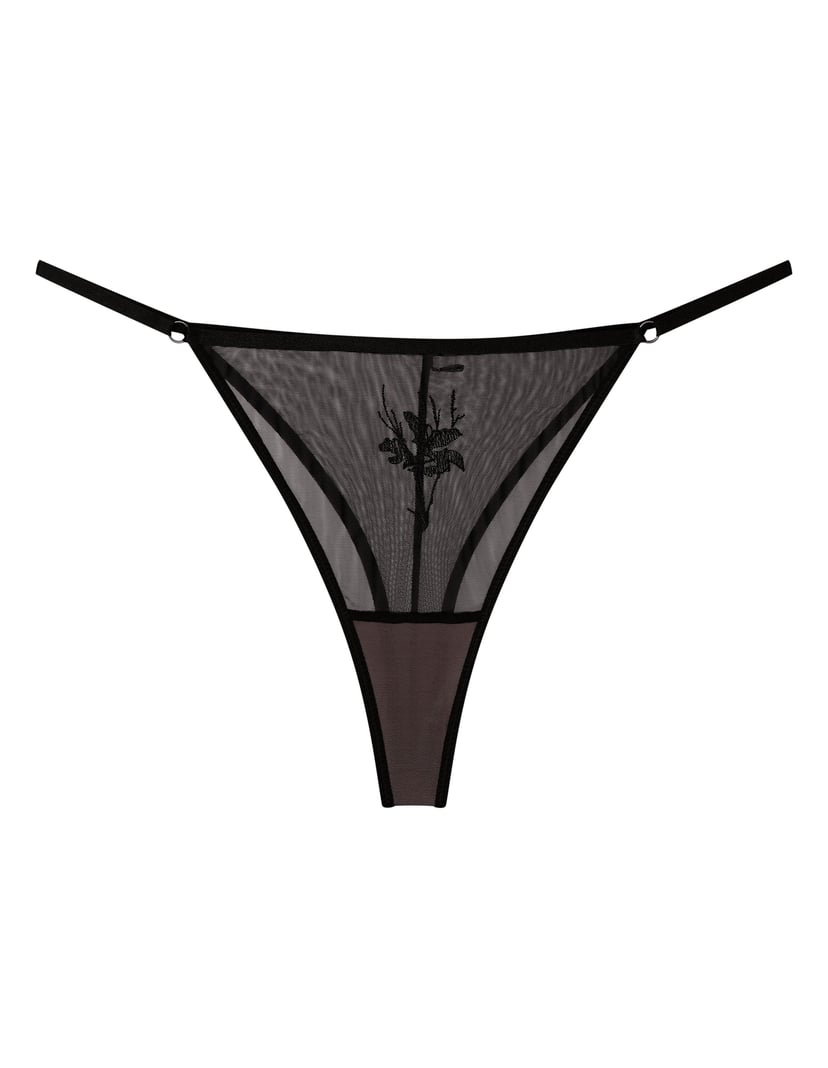 Thongs Barely Black 5