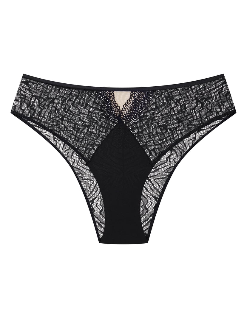 High-waisted panties Bonita Black 6