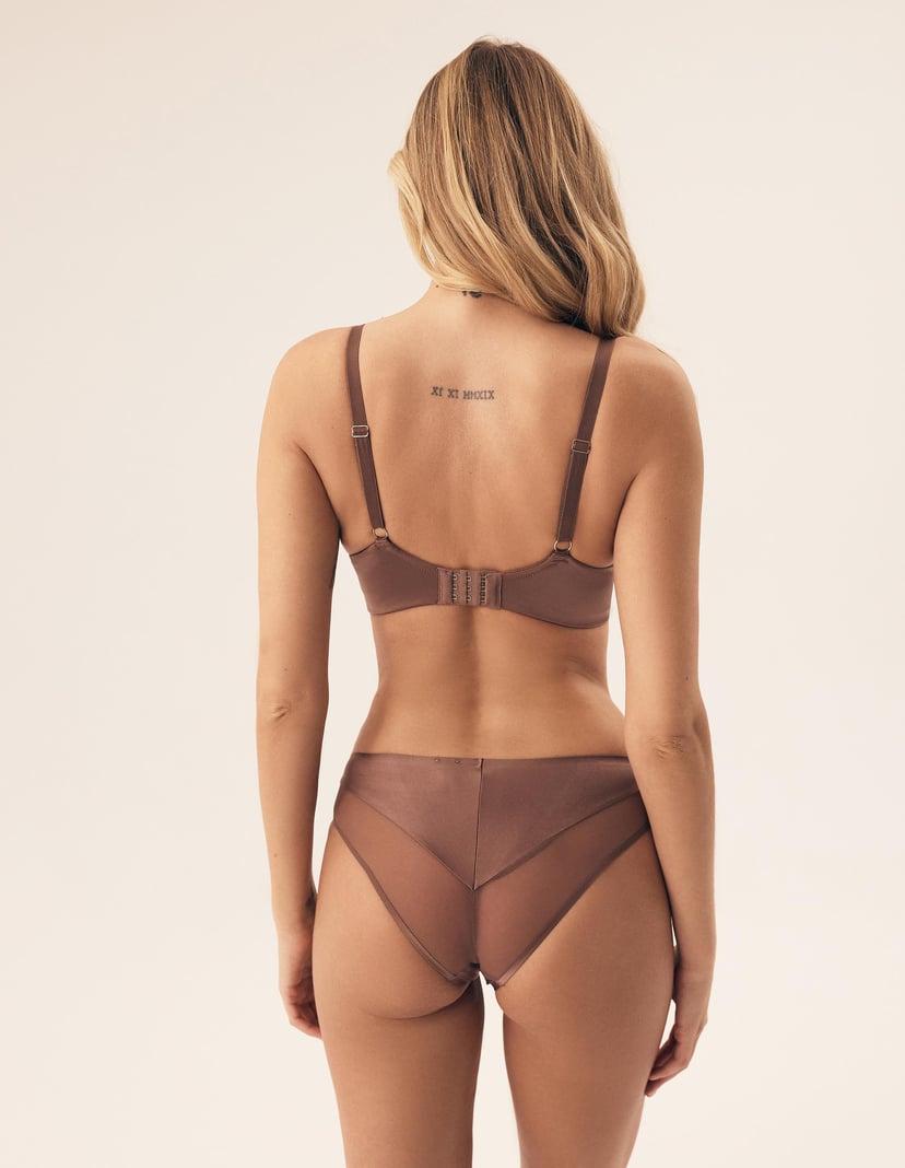 Padded bra Influensa brown 3