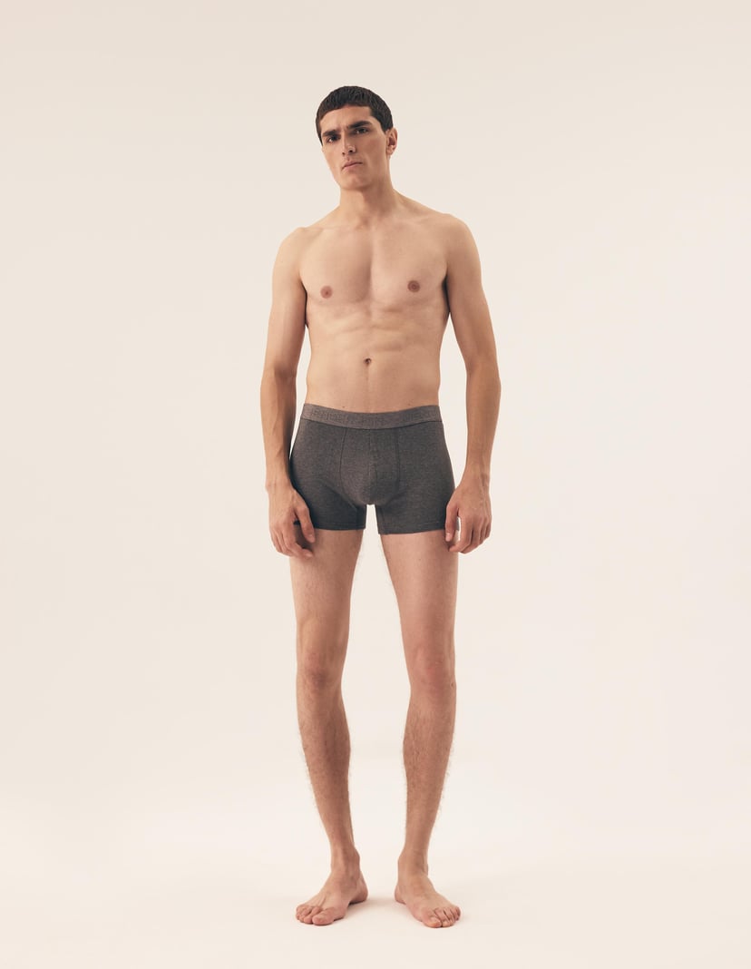 Bokserki z dłuższą nogawką Move 2-pak Сірий 4