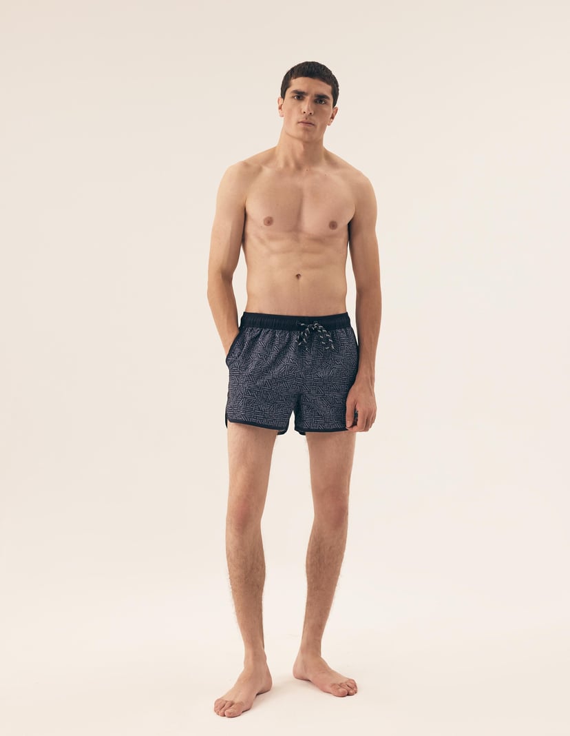 Szybkoschnące szorty kąpielowe Raw granatowy 4