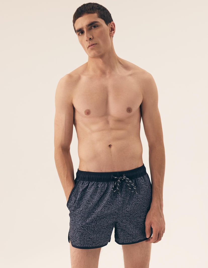 Szybkoschnące szorty kąpielowe Raw granatowy 1