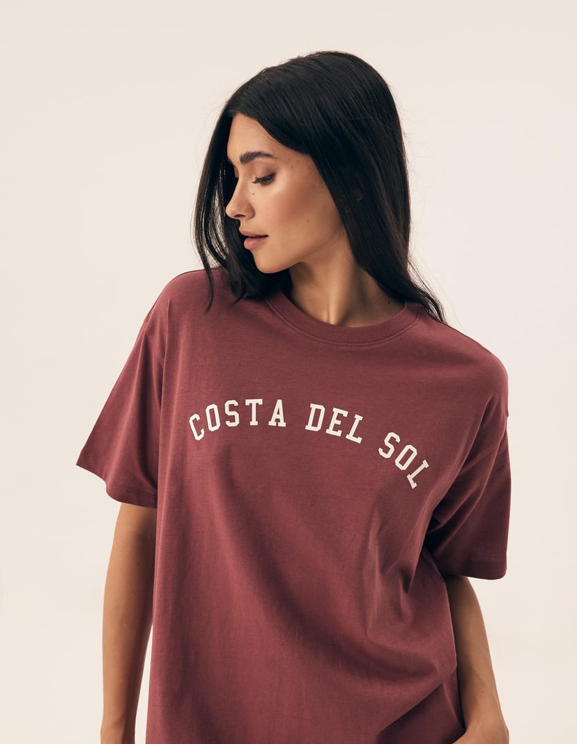 Nightgown Nimes maroon 3