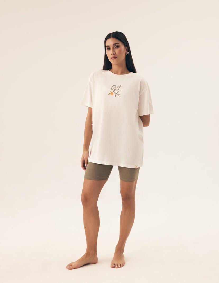 Piżama Naranja kremowy 2