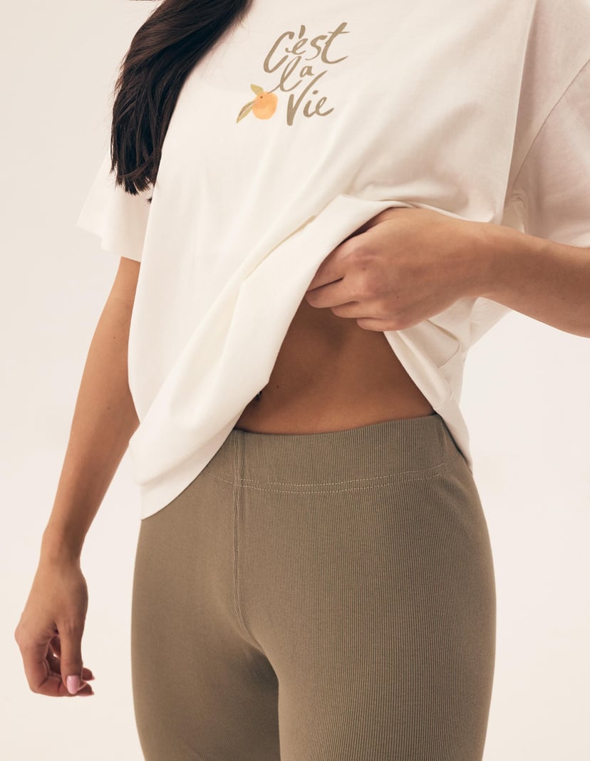 Piżama Naranja kremowy 4