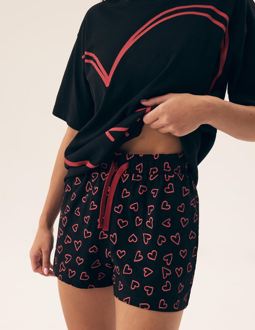 Piżama Necesito czarny 4