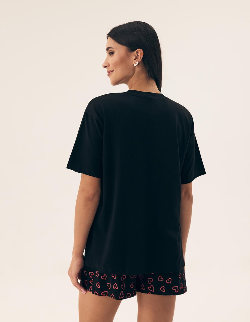 Piżama Necesito czarny 5