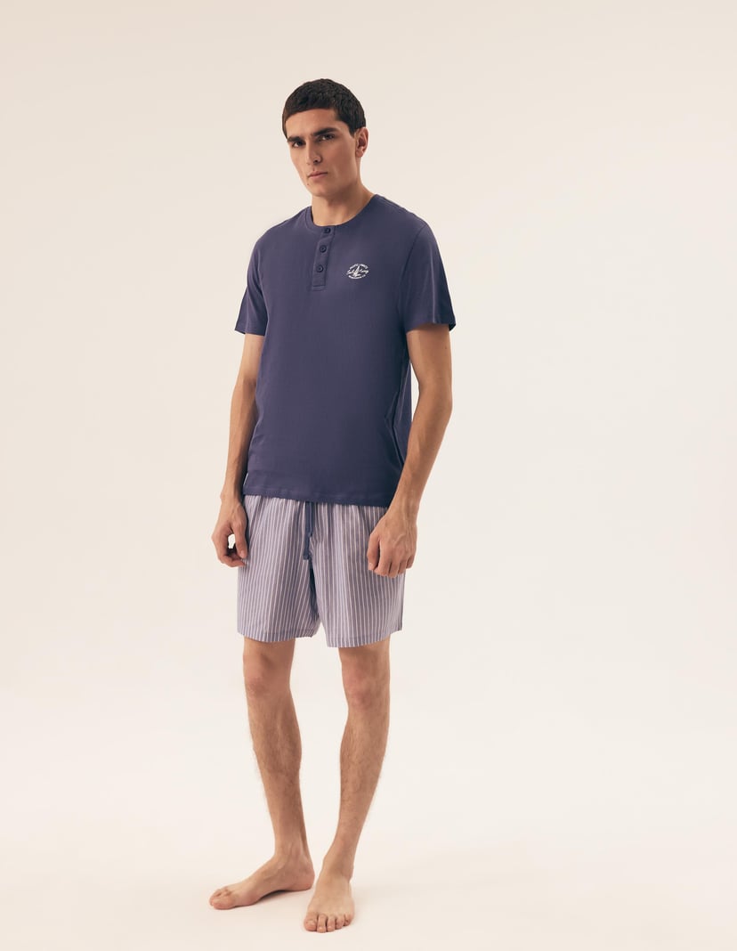 Piżama Octave niebieski 5