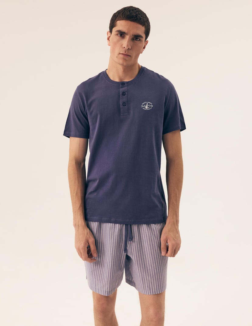 Piżama Octave niebieski 1