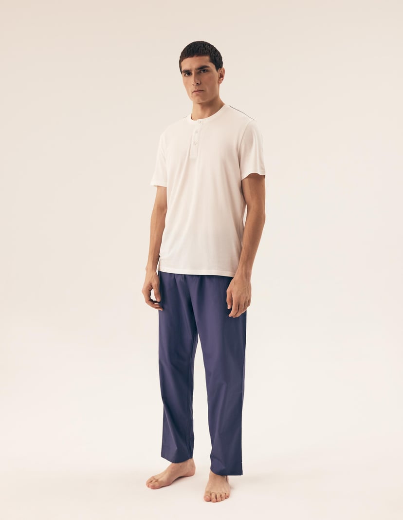 Piżama Optima ecru 1