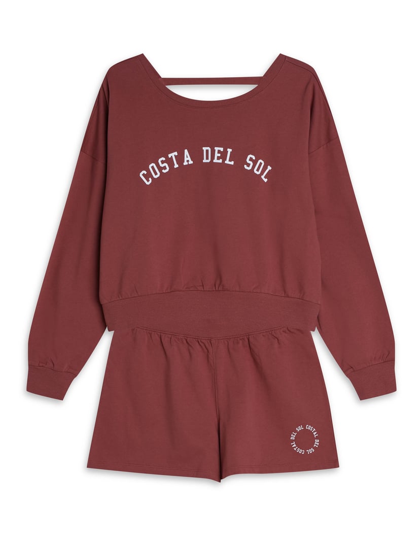 Ladie's set Nimes maroon 7