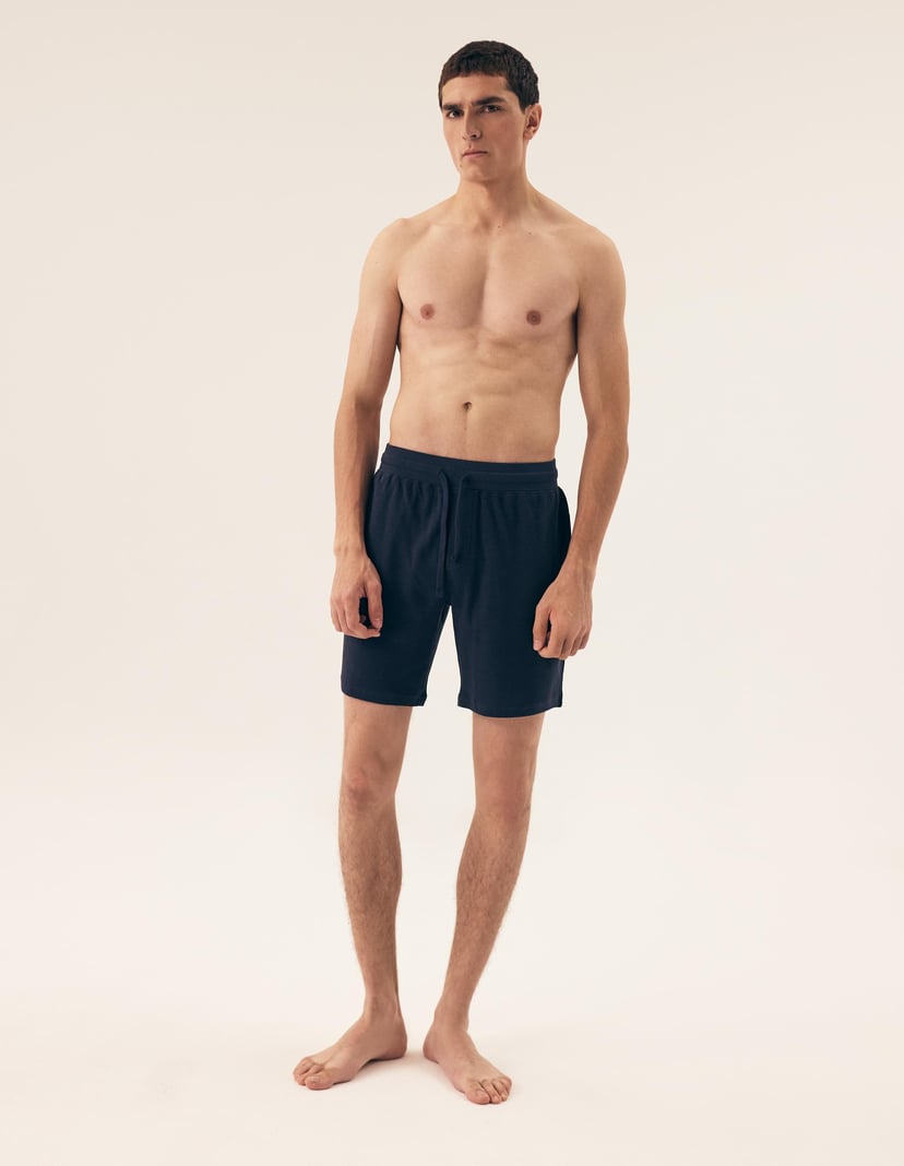 Szorty Oxford granatowy 2