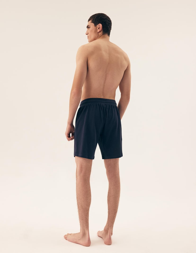 Szorty Oxford granatowy 4