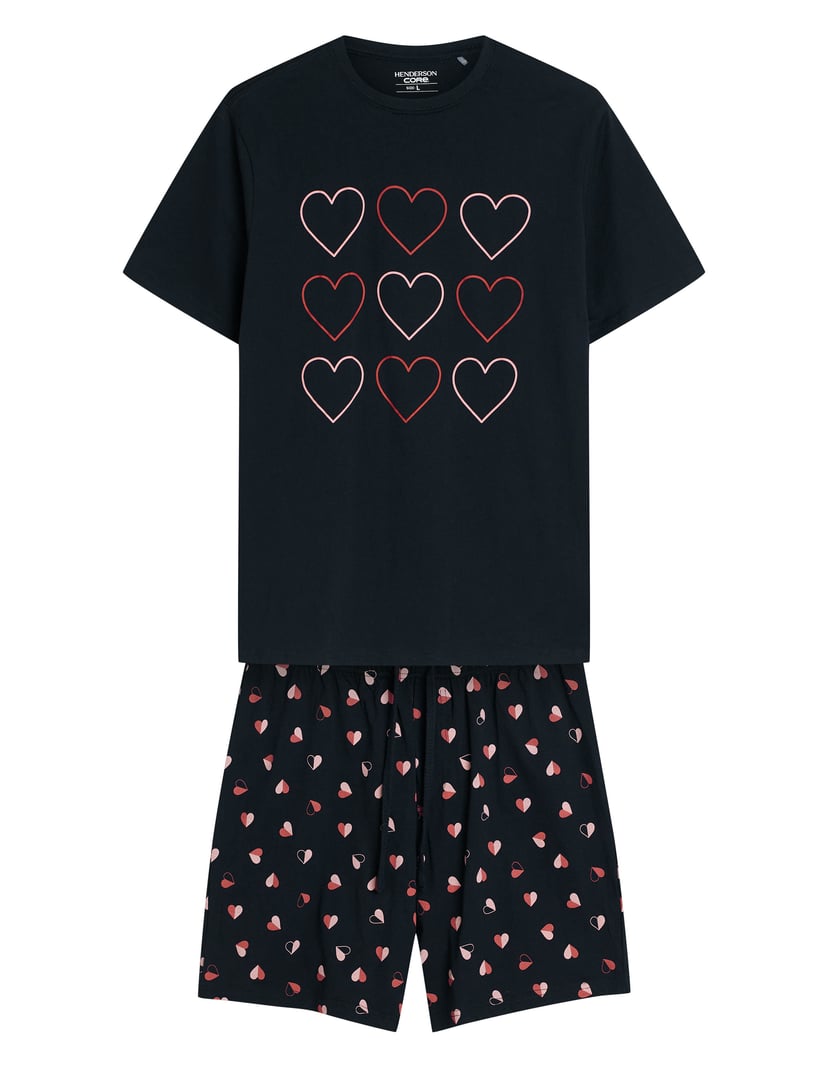 Piżama Sweet czarny 6