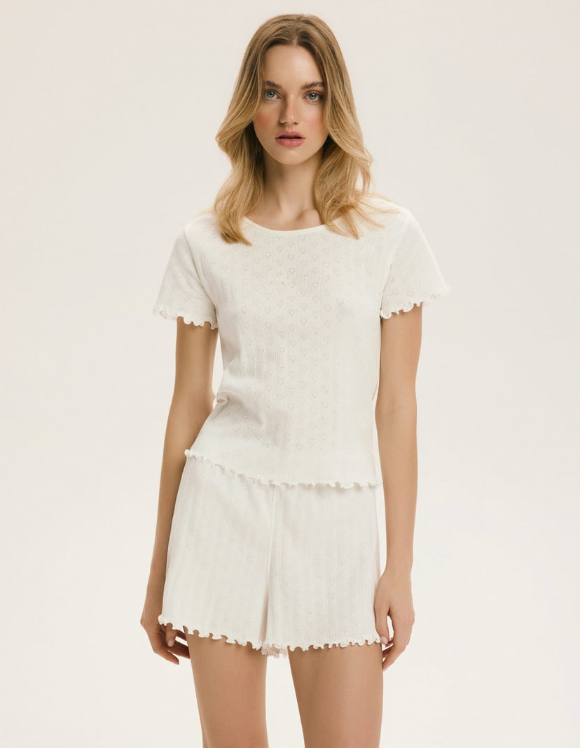 Piżama Bloovii Intimacy kremowy 7