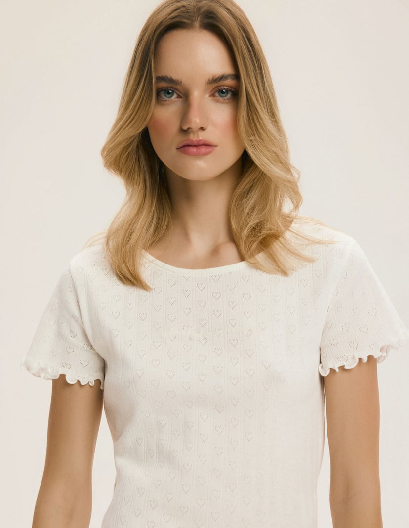 Piżama Bloovii Intimacy kremowy 2