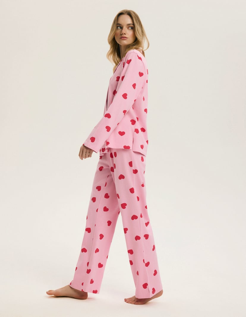 Piżama Bloovii Romance pink 6