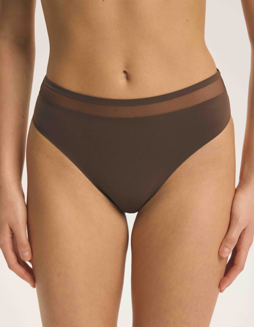 Basic Thongs brown 2