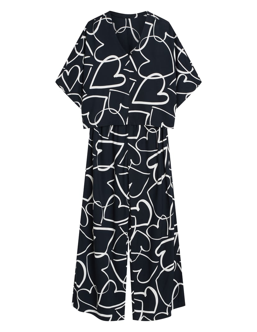 Paris Pajamas Black 7