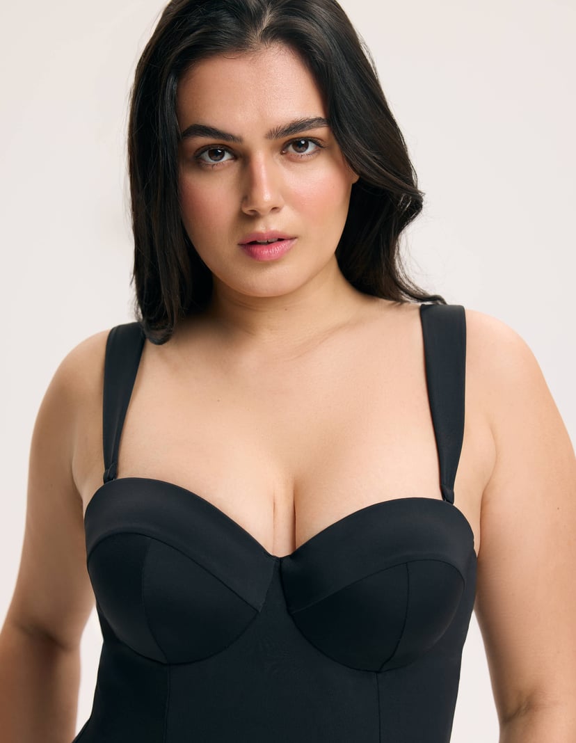 Суцільний купальник Gia Чорний 7