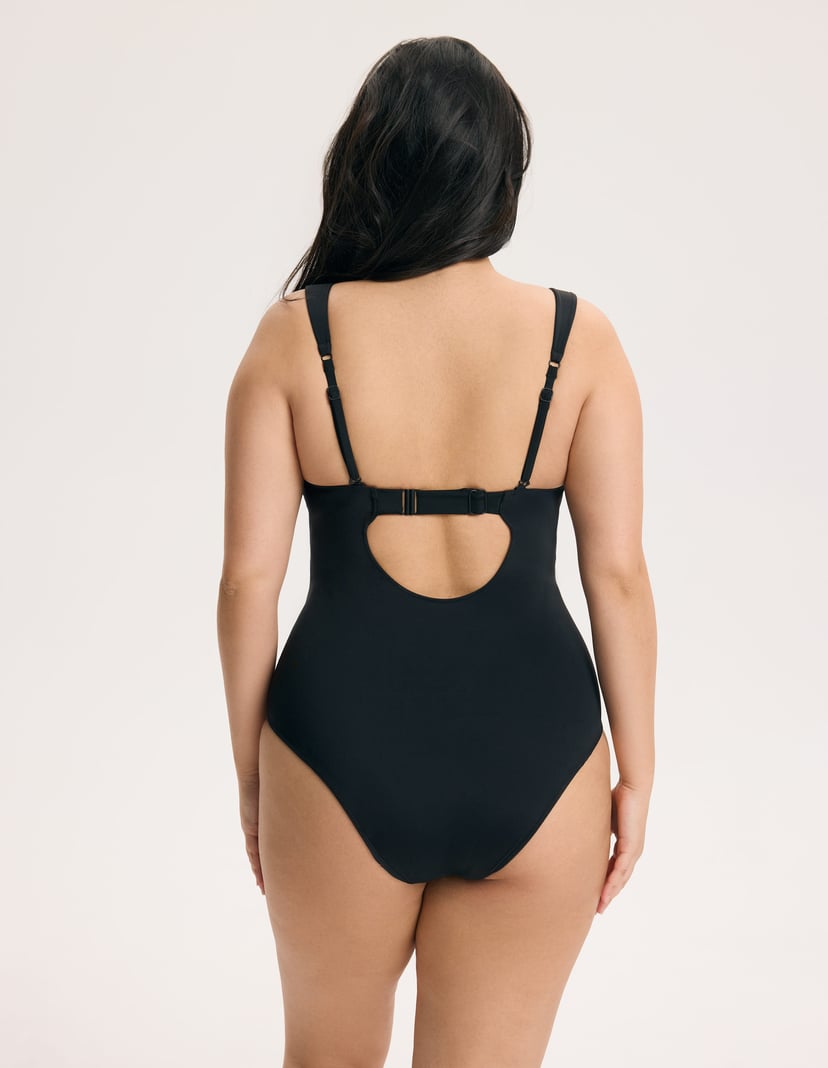 Суцільний купальник Gia Чорний 9