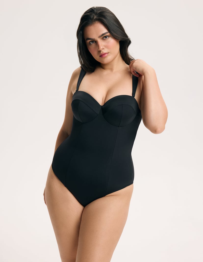 Суцільний купальник Gia Чорний 10