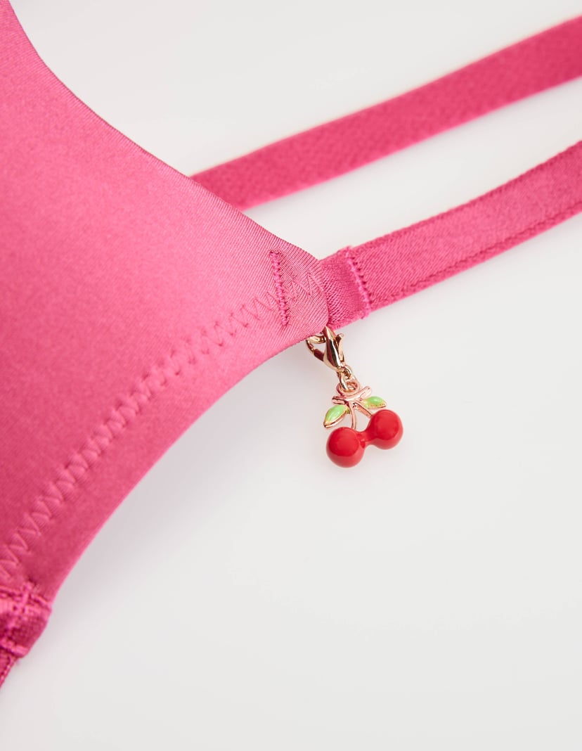 Push-Up Podprsenka Delicious Cherry s Přívěskem Růžová 6
