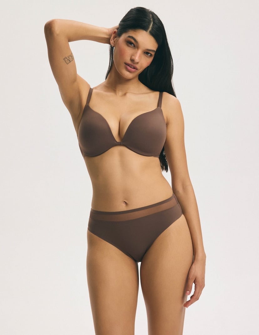 Push-Up Bra Basic brown 6